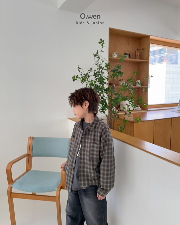 O Wen - Korean Children Fashion - #fashionkids - Autumn Check Shirt - 10