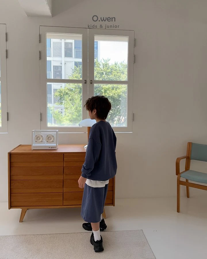 O Wen - Korean Children Fashion - #kidsshorts - Moody Pigment Bermuda Set - 6