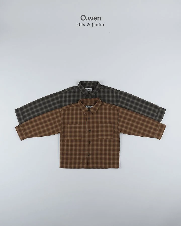 O Wen - Korean Children Fashion - #kidsstore - Autumn Check Shirt - 12