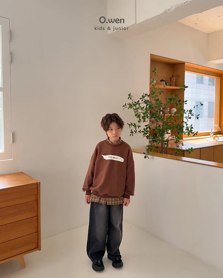 O Wen - Korean Children Fashion - #kidsstore - Paris Sweatshirt - 6