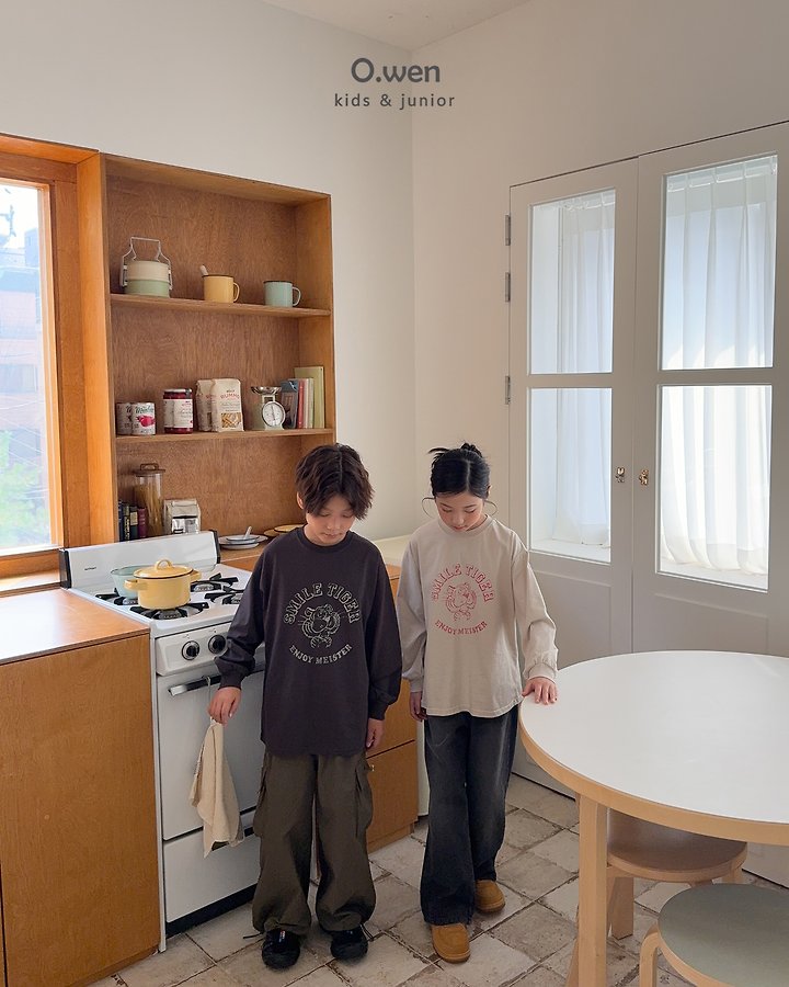 O Wen - Korean Children Fashion - #kidsshorts - Tiger Tee - 4