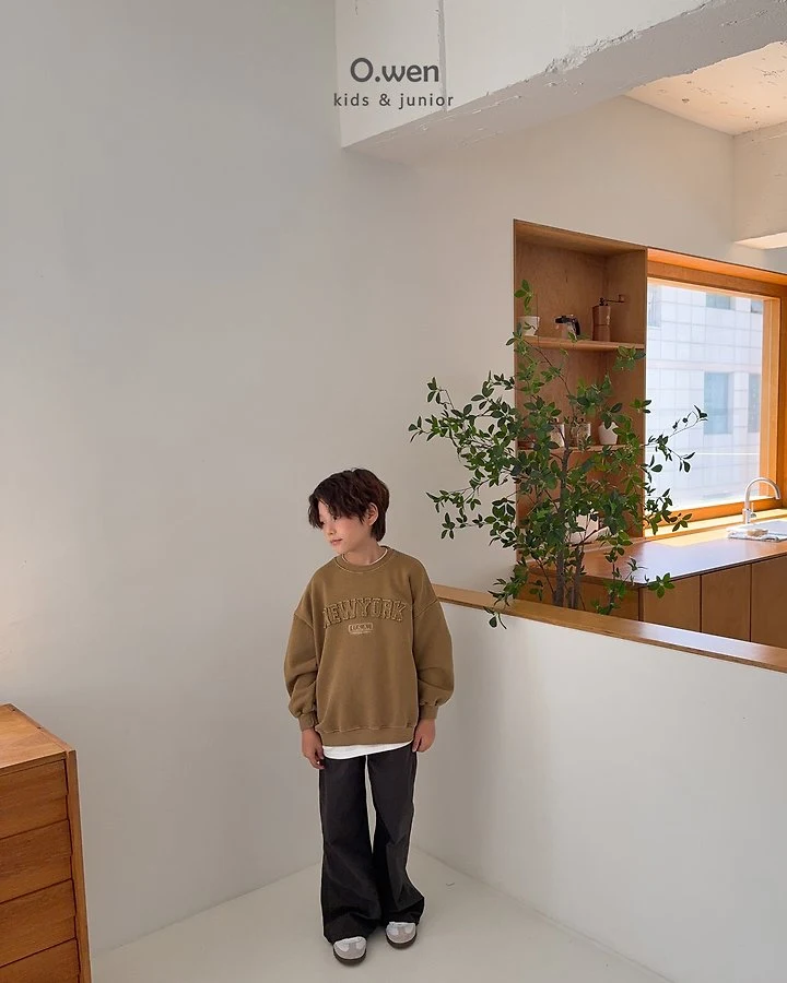 O Wen - Korean Children Fashion - #kidzfashiontrend - New York Pigment Sweatshirt - 6