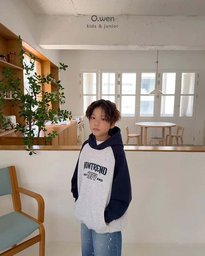 O Wen - Korean Children Fashion - #Kfashion4kids - Now Raglan Hooded Tee - 4