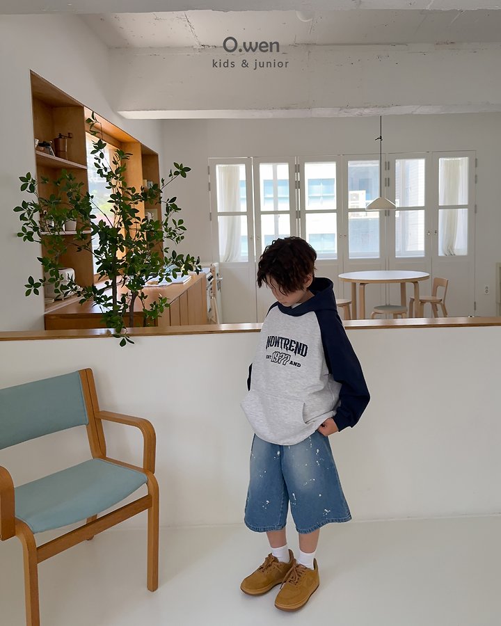 O Wen - Korean Children Fashion - #magicofchildhood - Now Raglan Hooded Tee - 5