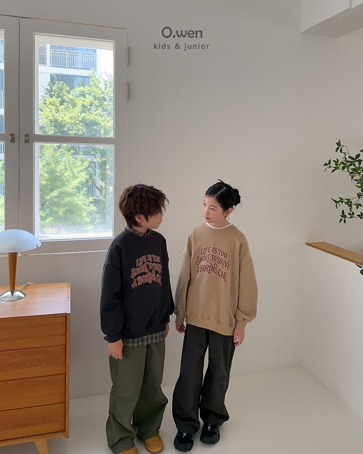 O Wen - Korean Children Fashion - #magicofchildhood - Life Sweatshirt - 3