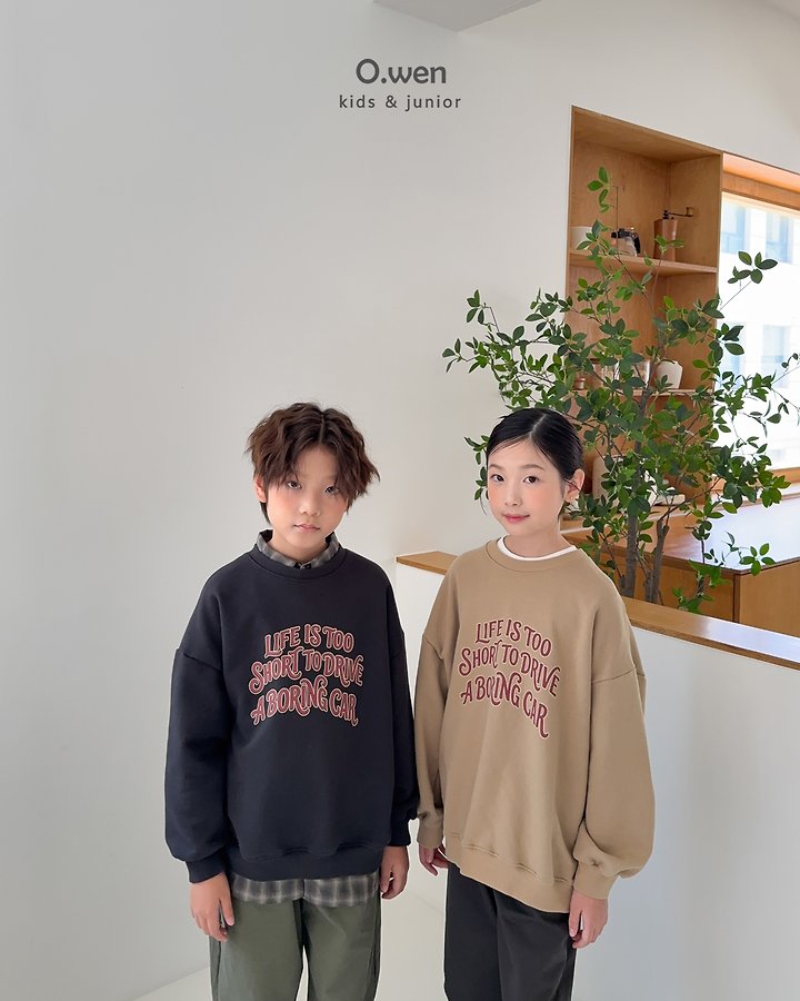 O Wen - Korean Children Fashion - #magicofchildhood - Life Sweatshirt - 4