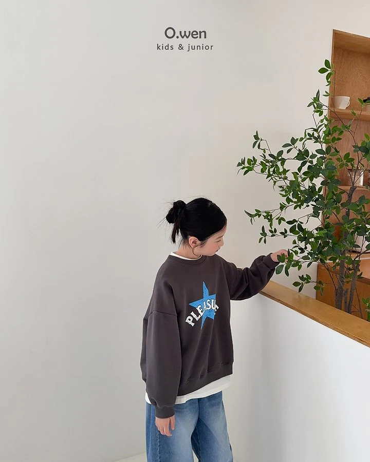 O Wen - Korean Children Fashion - #prettylittlegirls - Star Sweatshirt - 8