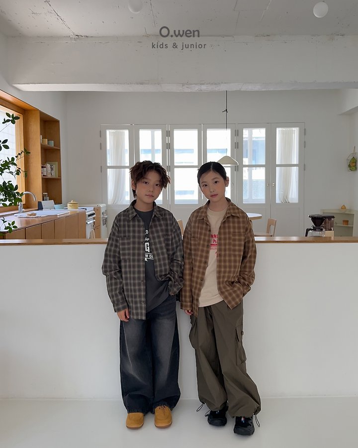 O Wen - Korean Children Fashion - #minifashionista - Autumn Check Shirt - 4