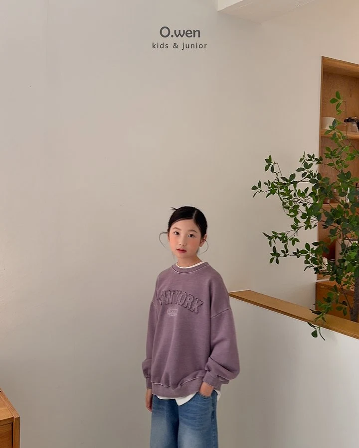 O Wen - Korean Children Fashion - #prettylittlegirls - New York Pigment Sweatshirt - 11