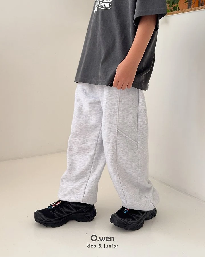 O Wen - Korean Children Fashion - #toddlerclothing - Cutoff Jogger Pants