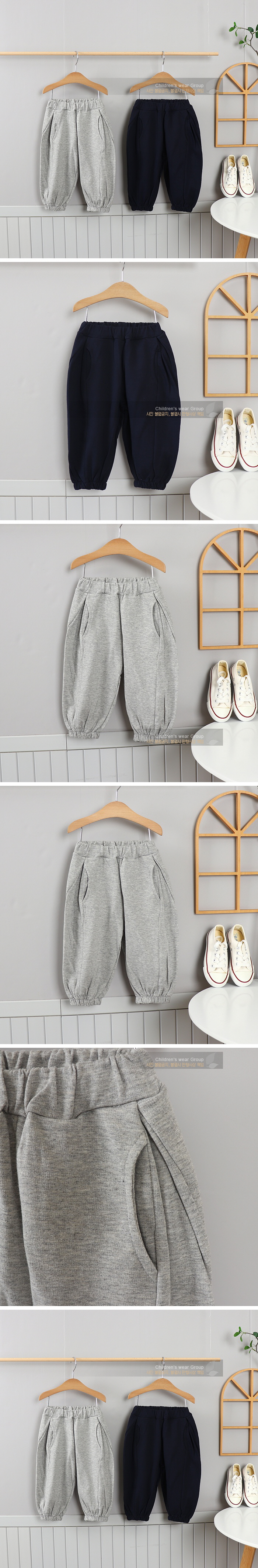 Olive denim - Korean Children Fashion - #fashionkids - Side Pleats Jogger Pants
