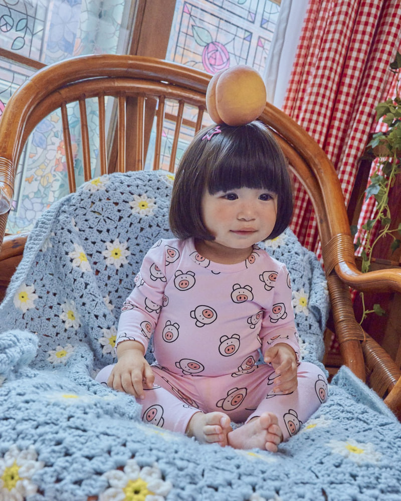 Oott Bebe - Korean Baby Fashion - #babyboutique - Little Farm Loungewear - 11