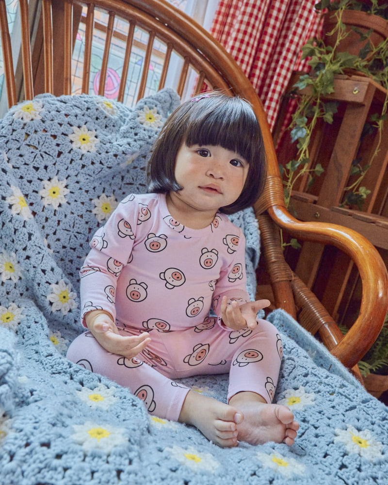 Oott Bebe - Korean Baby Fashion - #babyboutique - Little Farm Loungewear - 12