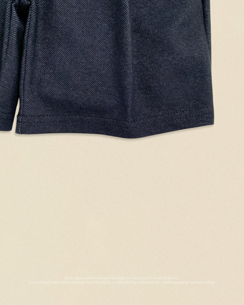 Oott Bebe - Korean Baby Fashion - #babyboutique - Denim Stretch Pants - 7