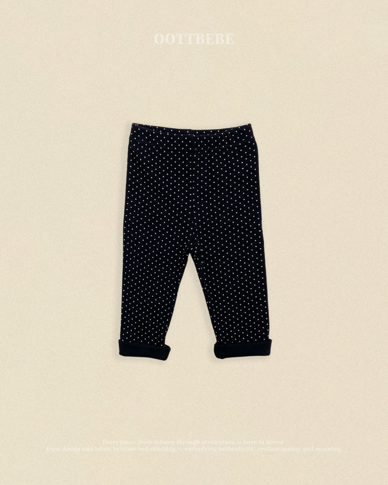 Oott Bebe - Korean Baby Fashion - #babyboutique - Dot Leggings 1+1 - 6