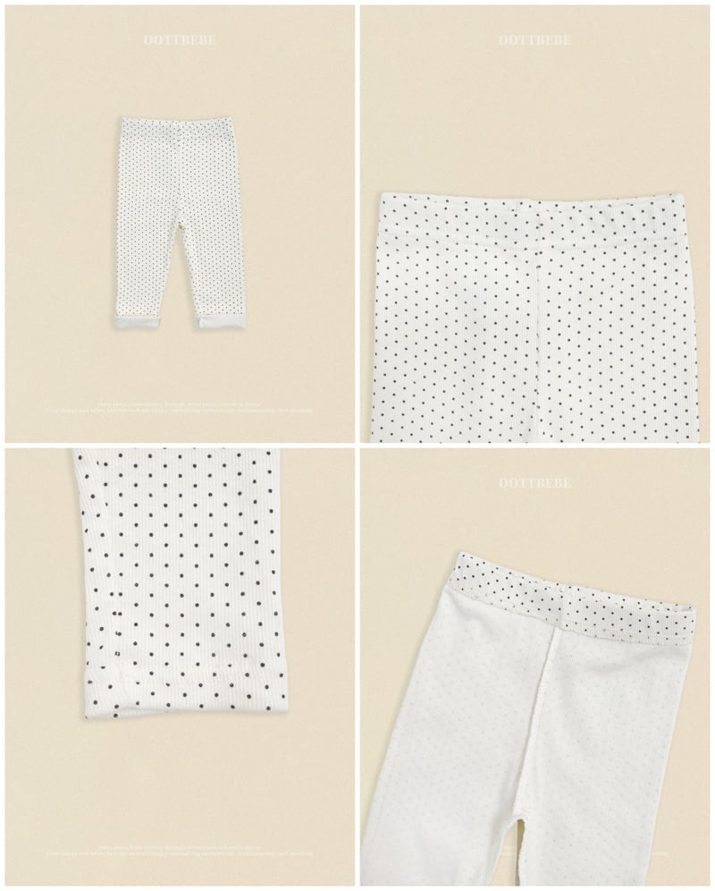 Oott Bebe - Korean Baby Fashion - #babyboutique - Dot Leggings 1+1 - 7