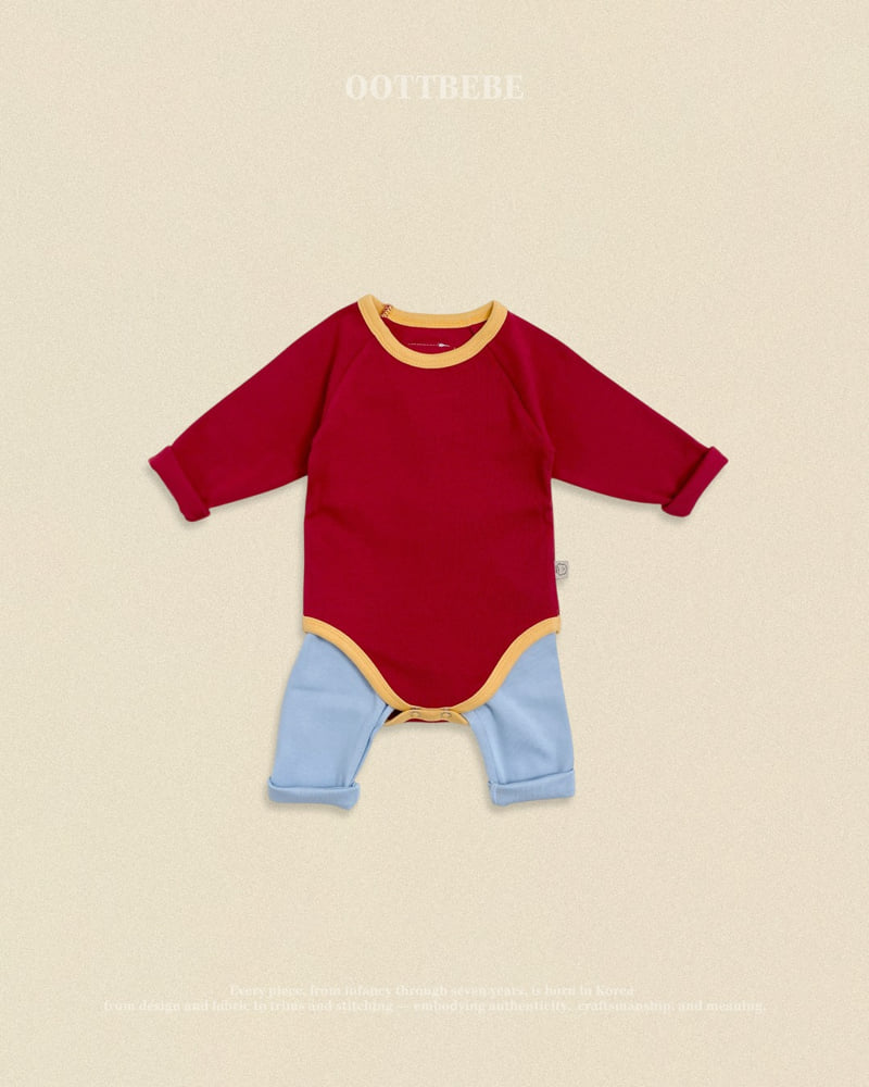 Oott Bebe - Korean Baby Fashion - #babyboutiqueclothing - Maple Bodysuit - 2