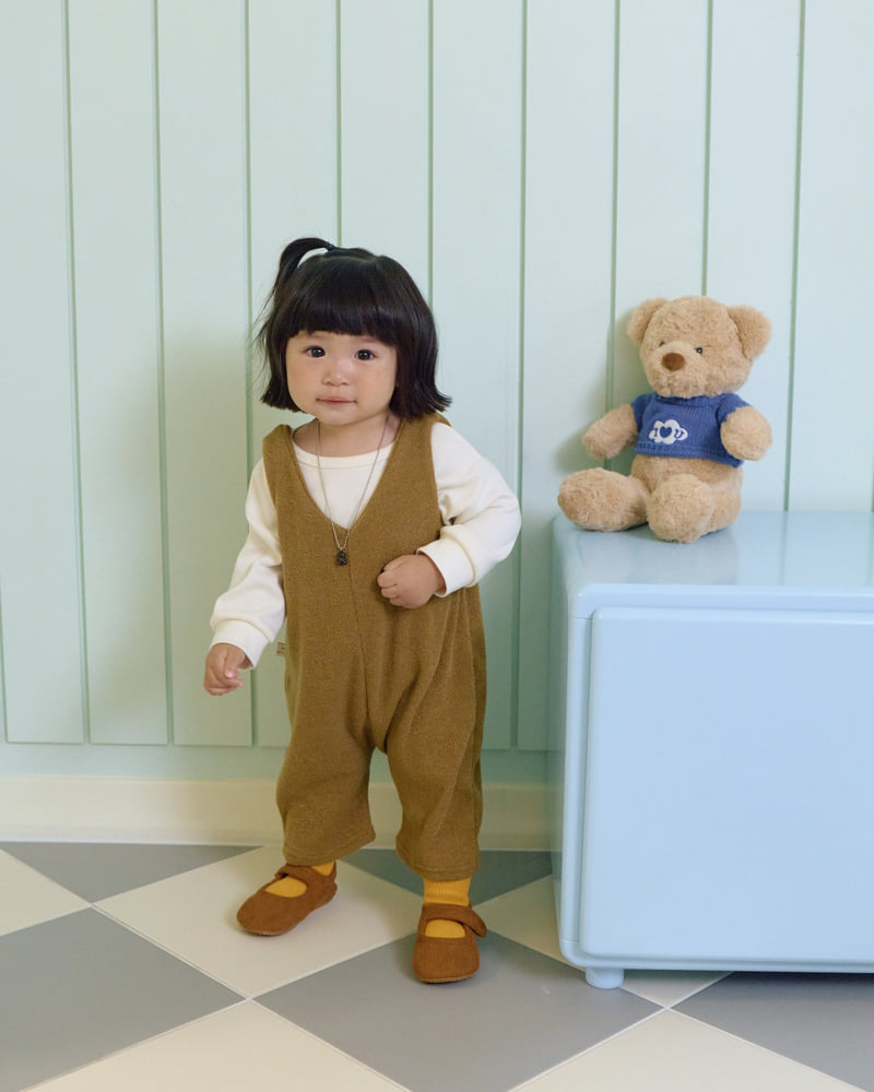 Oott Bebe - Korean Baby Fashion - #babyboutiqueclothing - Butter Ribbed Tee - 10