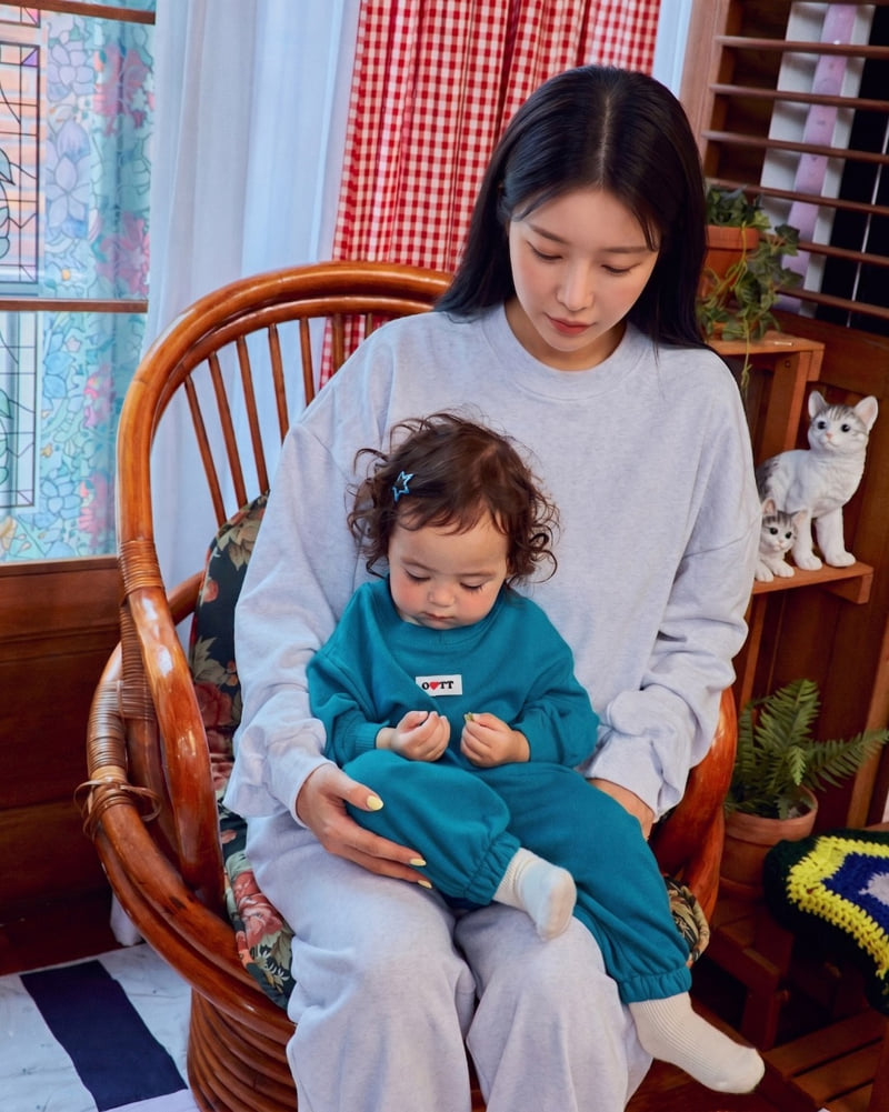 Oott Bebe - Korean Baby Fashion - #babyboutiqueclothing - Loving You Top & Bottom Set - 3