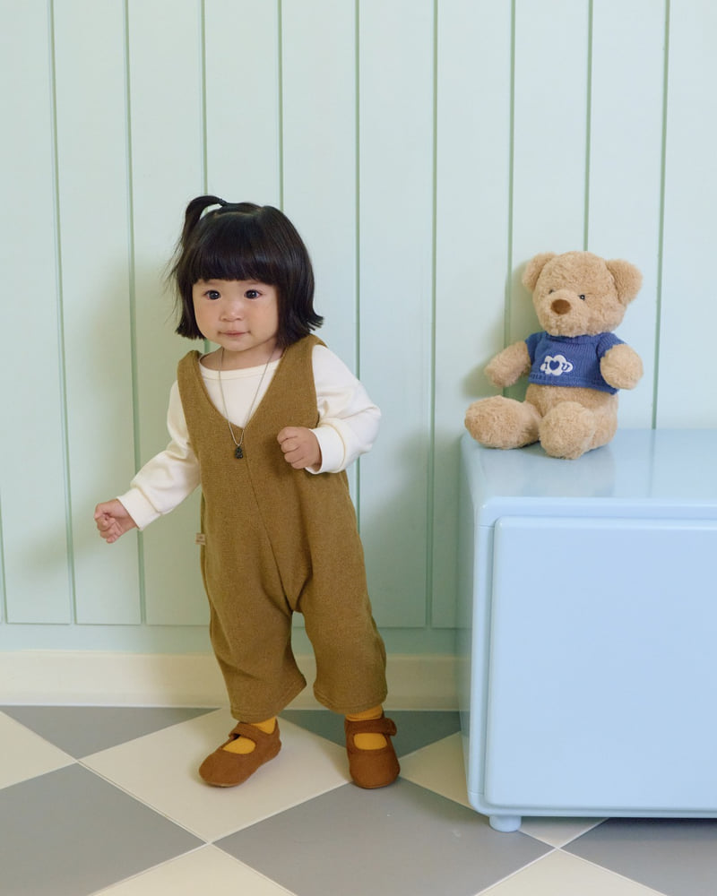 Oott Bebe - Korean Baby Fashion - #babyclothing - Butter Ribbed Tee - 11