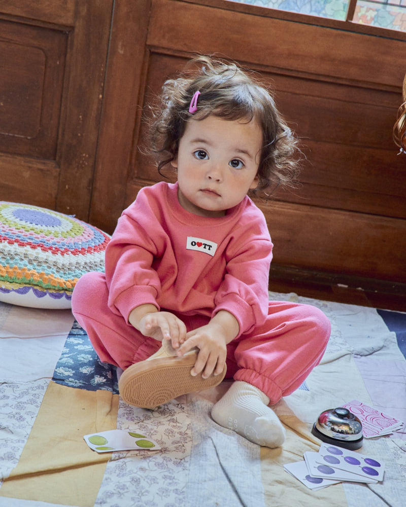 Oott Bebe - Korean Baby Fashion - #babyboutiqueclothing - Loving You Top & Bottom Set - 4