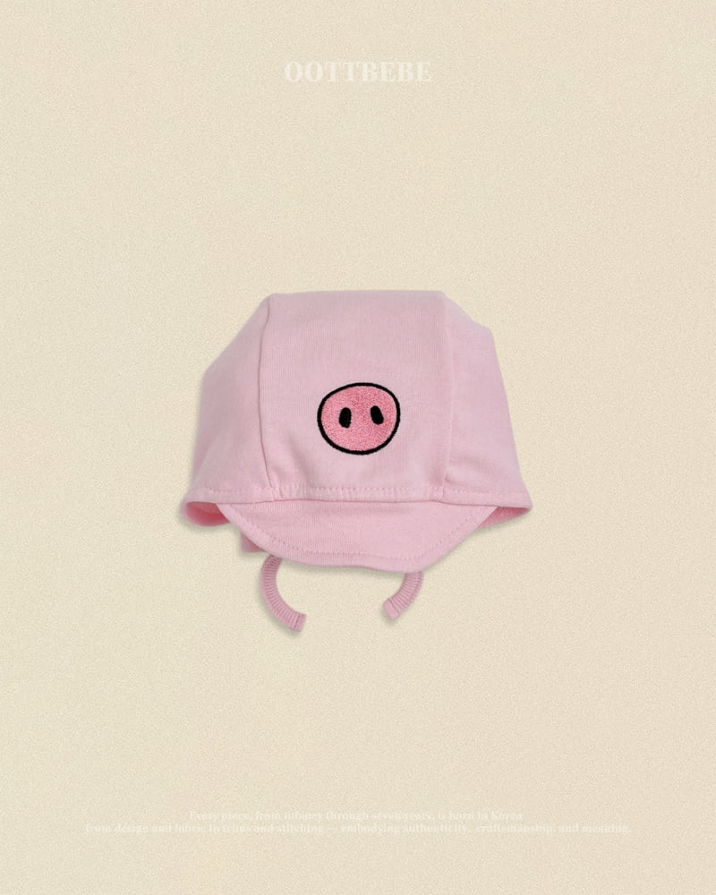 Oott Bebe - Korean Baby Fashion - #babyfashion - Farm Bonnet - 6