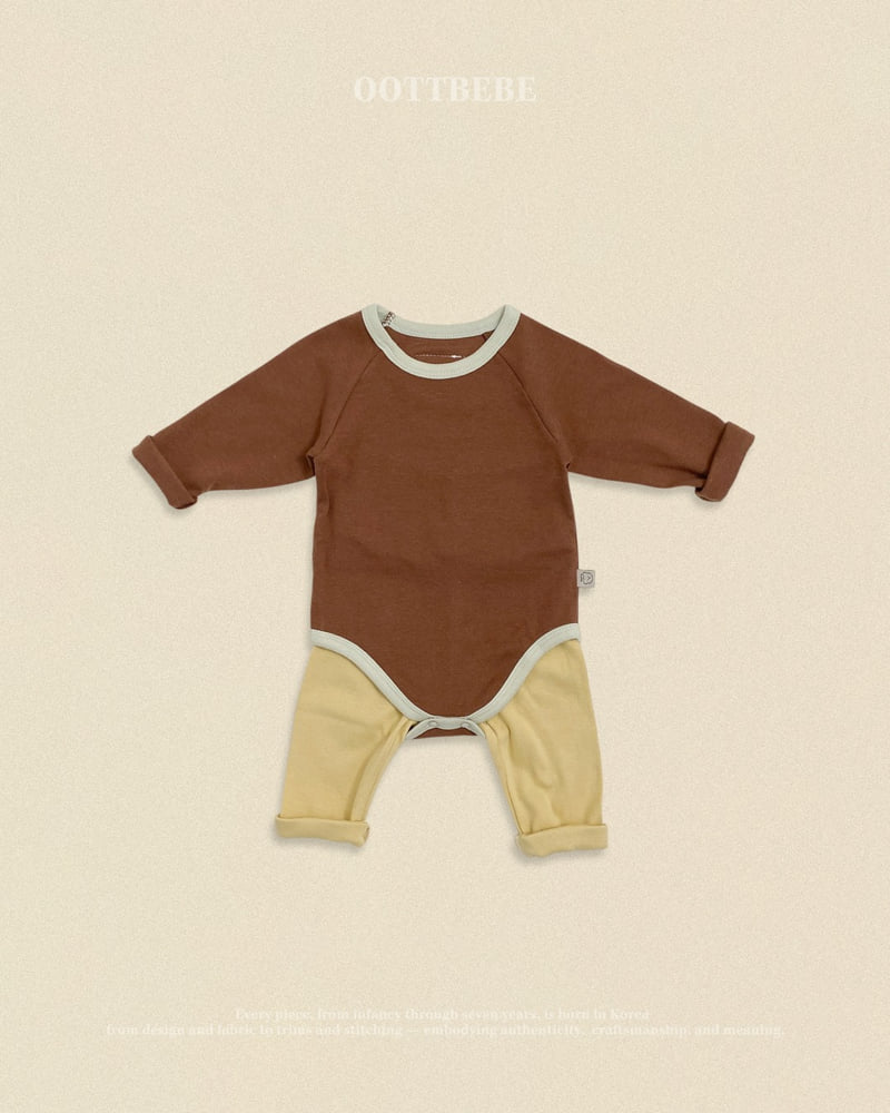 Oott Bebe - Korean Baby Fashion - #babyclothing - Maple Bodysuit - 4