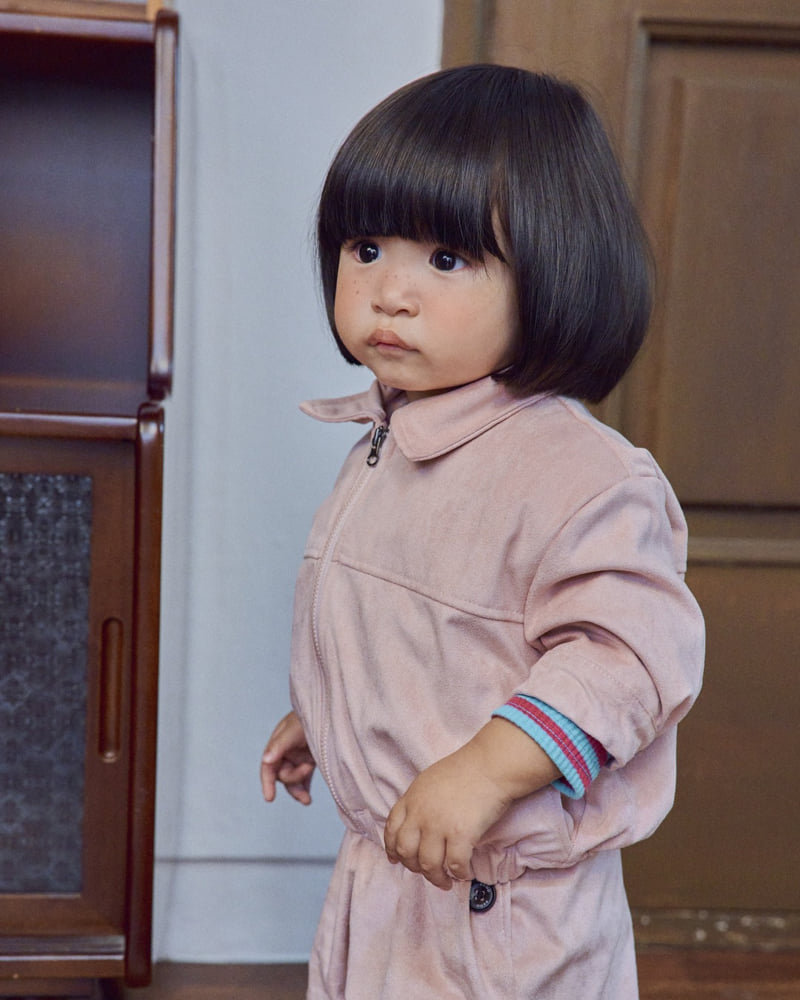 Oott Bebe - Korean Baby Fashion - #babyfashion - Brownie Suede Jacket - 6