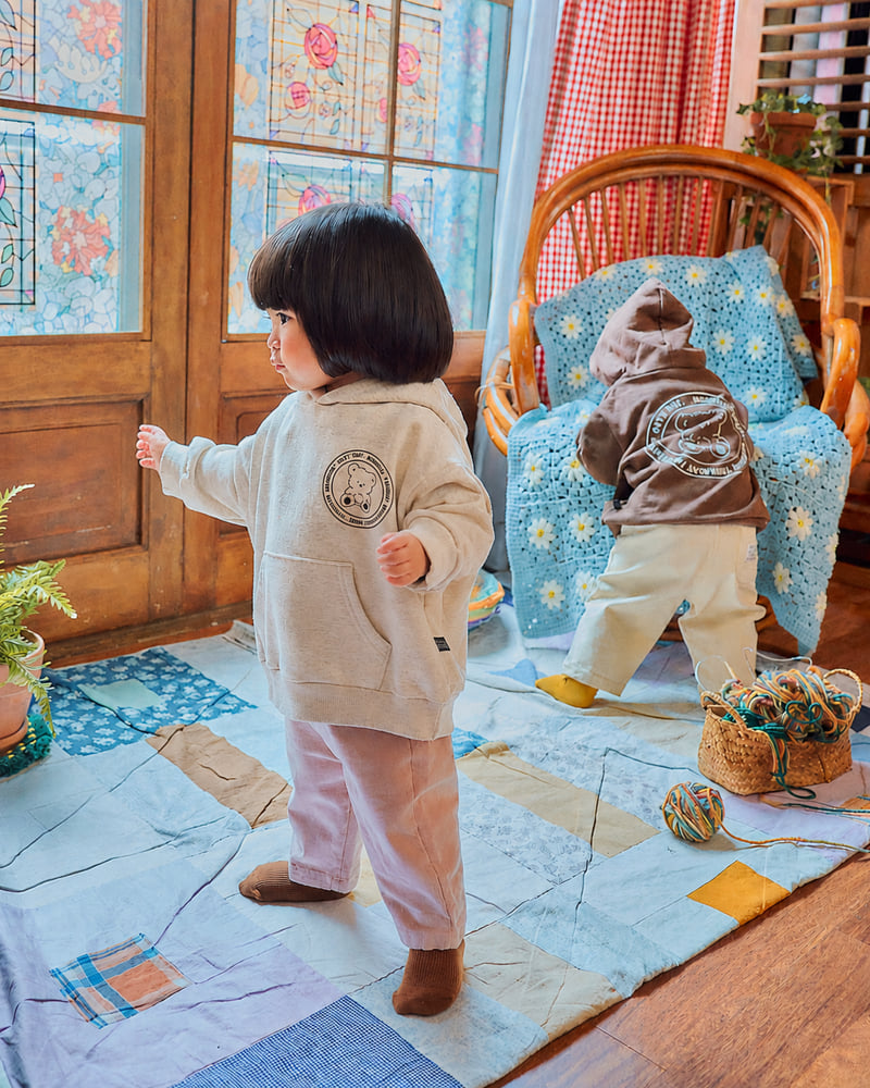 Oott Bebe - Korean Baby Fashion - #babyfever - Day Hooded Sweatshirt - 2