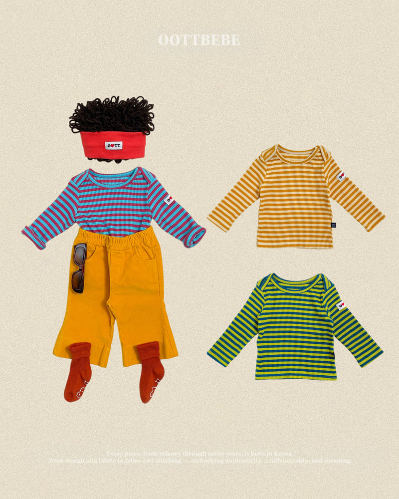 Oott Bebe - Korean Baby Fashion - #babyfever - Salad Tee