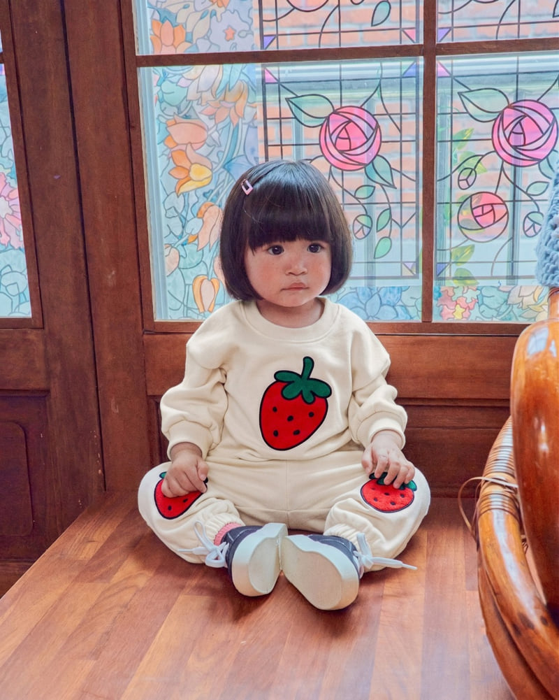 Oott Bebe - Korean Baby Fashion - #babyfashion - Farm Sweatshirt - 4
