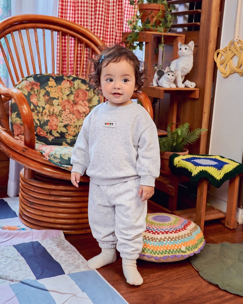 Oott Bebe - Korean Baby Fashion - #babygirlfashion - Loving You Top & Bottom Set - 7