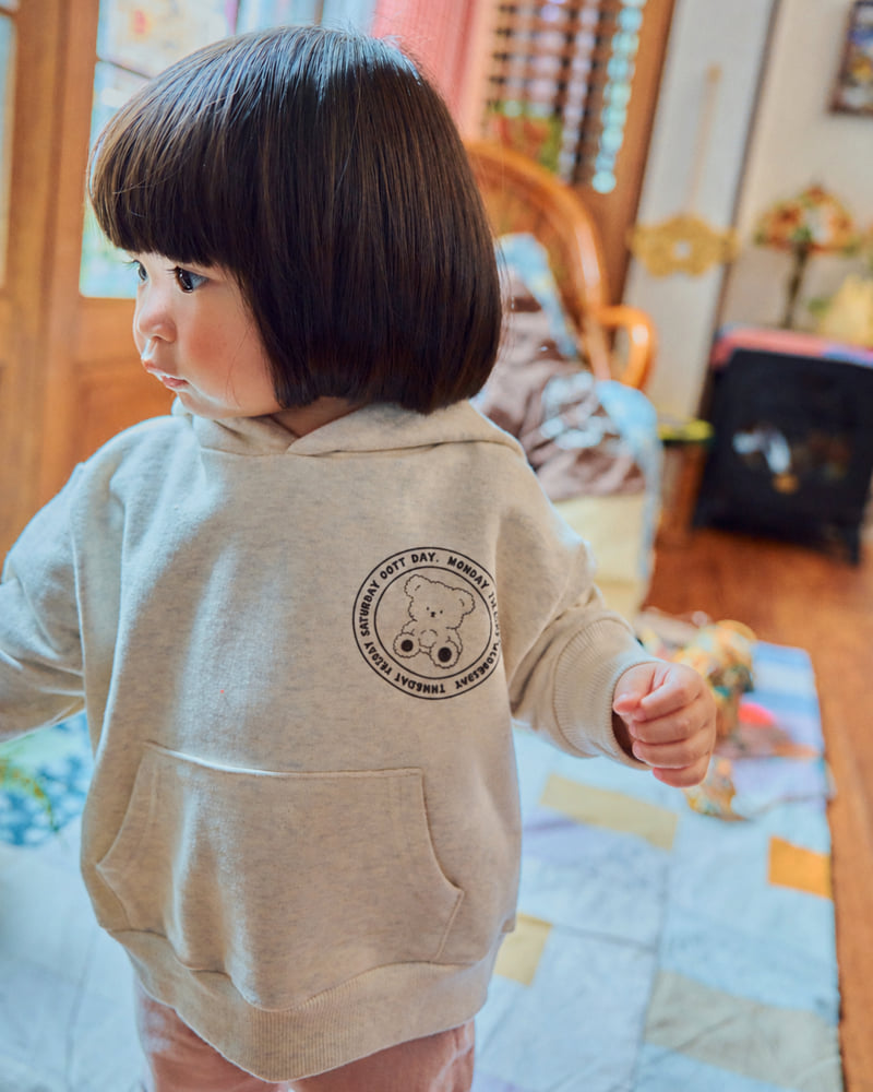 Oott Bebe - Korean Baby Fashion - #babygirlfashion - Day Hooded Sweatshirt - 3