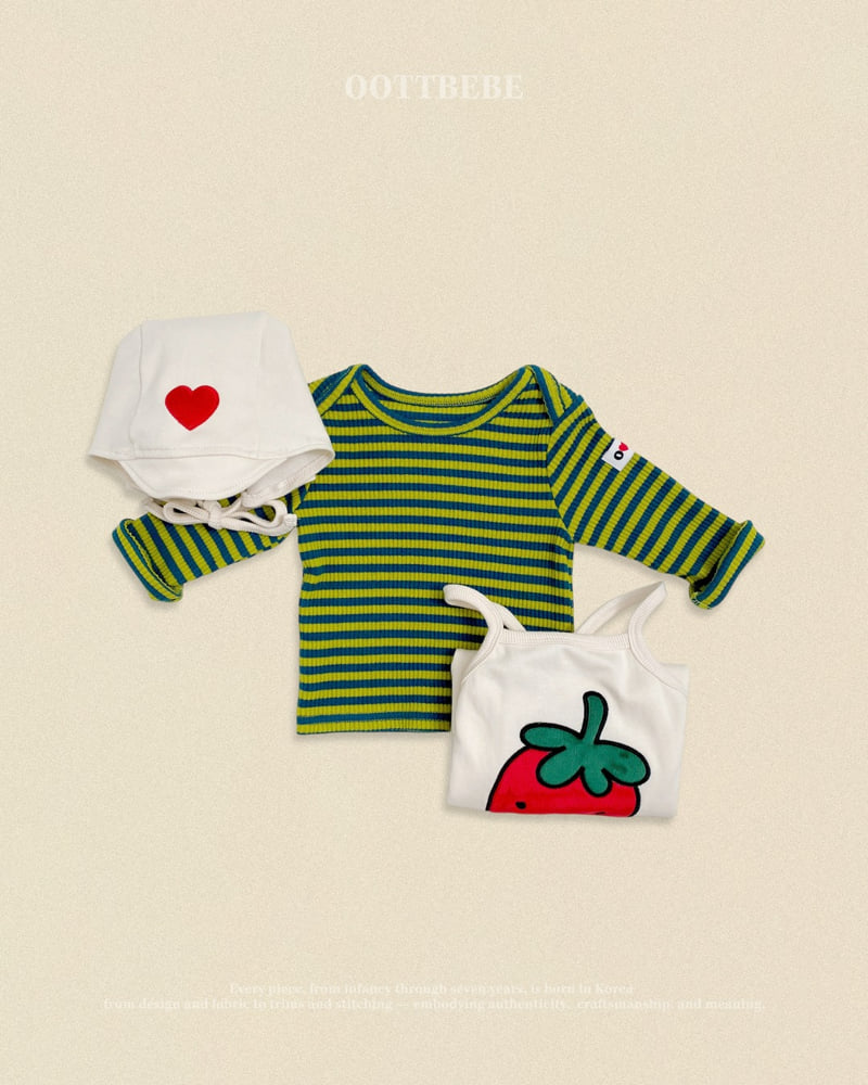 Oott Bebe - Korean Baby Fashion - #babylifestyle - Farm Bonnet - 9