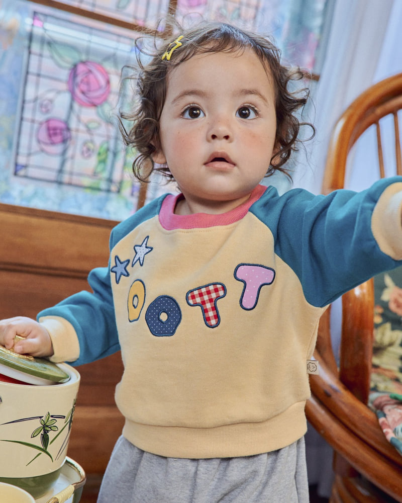Oott Bebe - Korean Baby Fashion - #babygirlfashion - Shooting Star Top & Bottom Set - 4