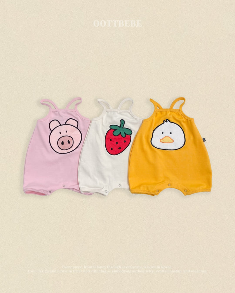 Oott Bebe - Korean Baby Fashion - #babylifestyle - Farm Jumpsuit