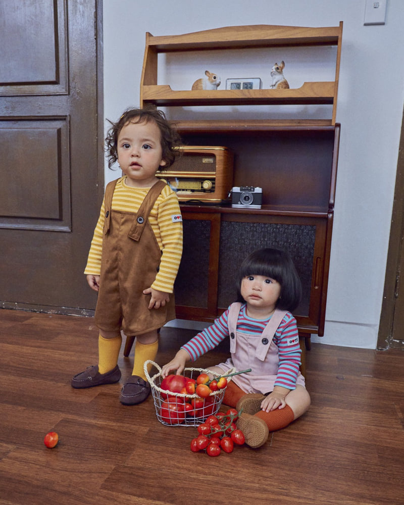 Oott Bebe - Korean Baby Fashion - #babylifestyle - Brownie Short Overalls - 7