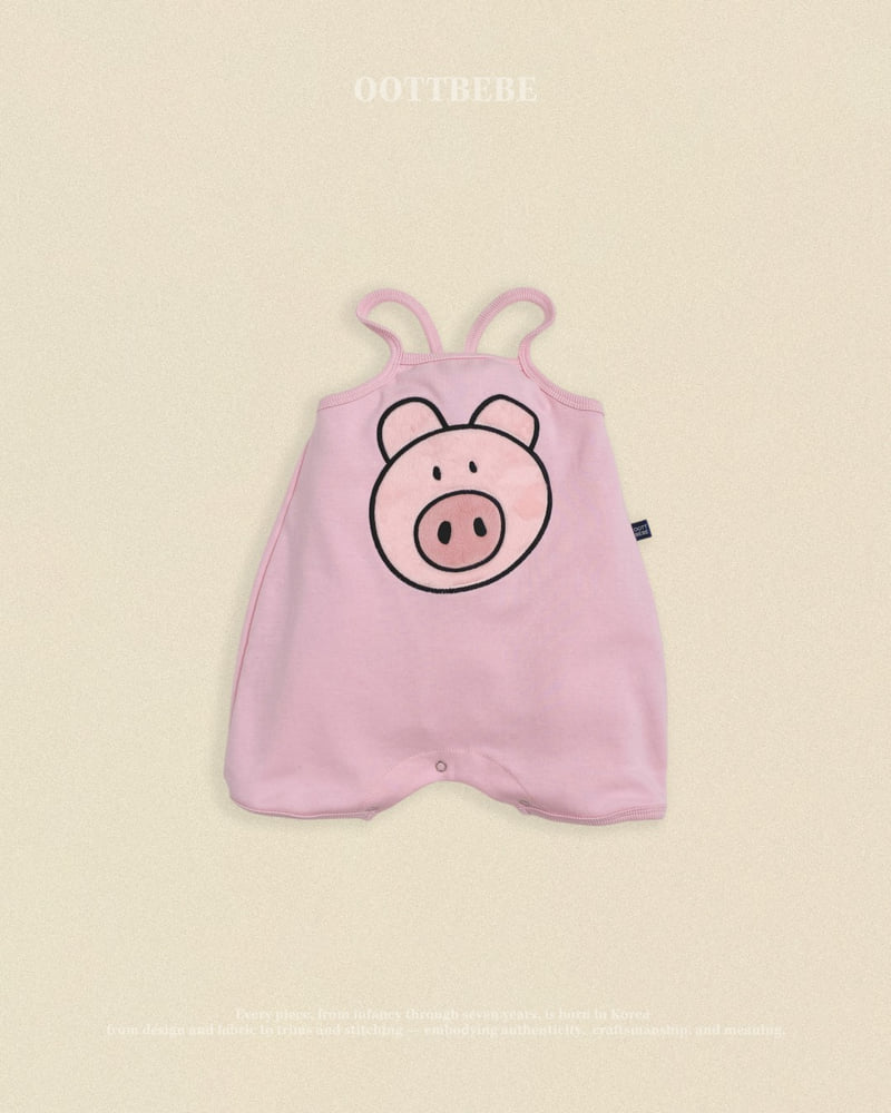 Oott Bebe - Korean Baby Fashion - #babyoninstagram - Farm Jumpsuit - 2