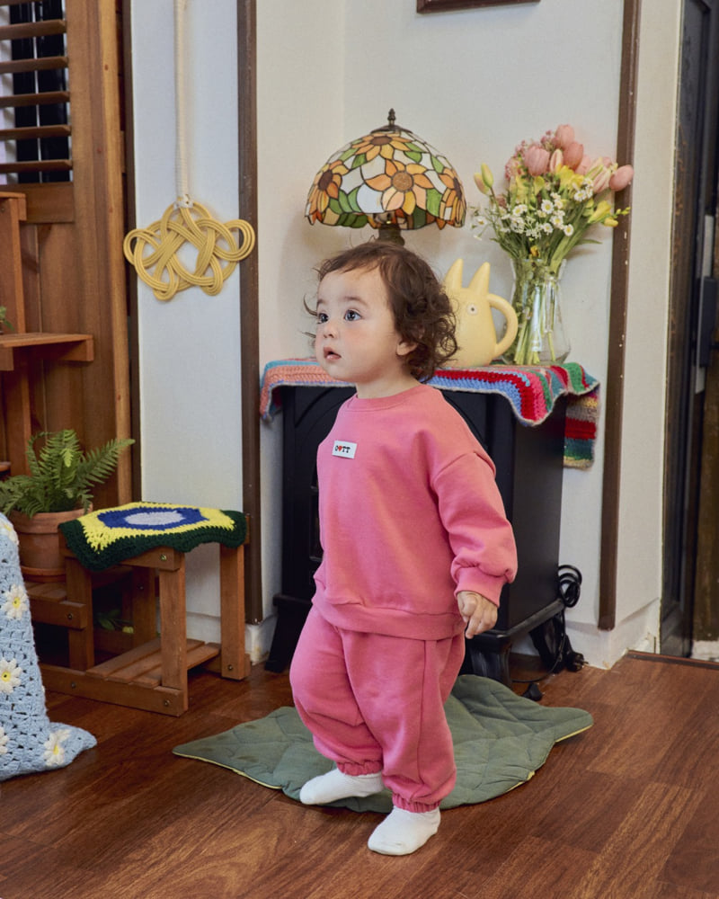 Oott Bebe - Korean Baby Fashion - #babyoninstagram - Loving You Top & Bottom Set - 9