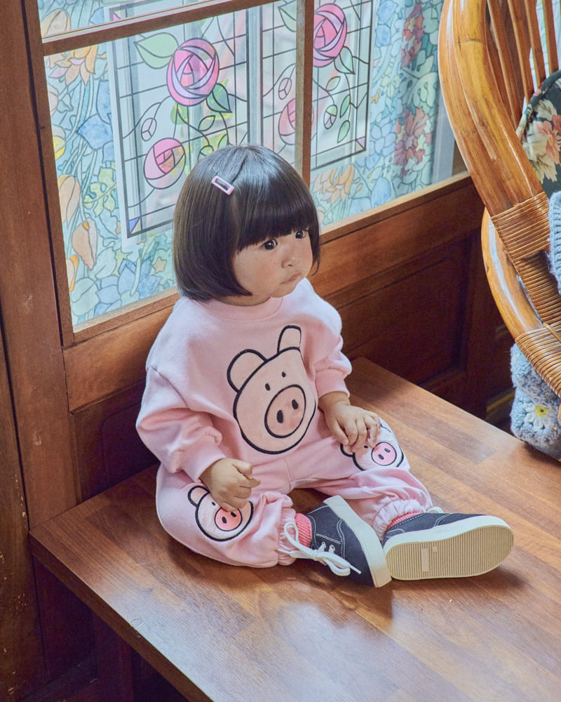 Oott Bebe - Korean Baby Fashion - #babyoninstagram - Farm Sweatshirt - 7