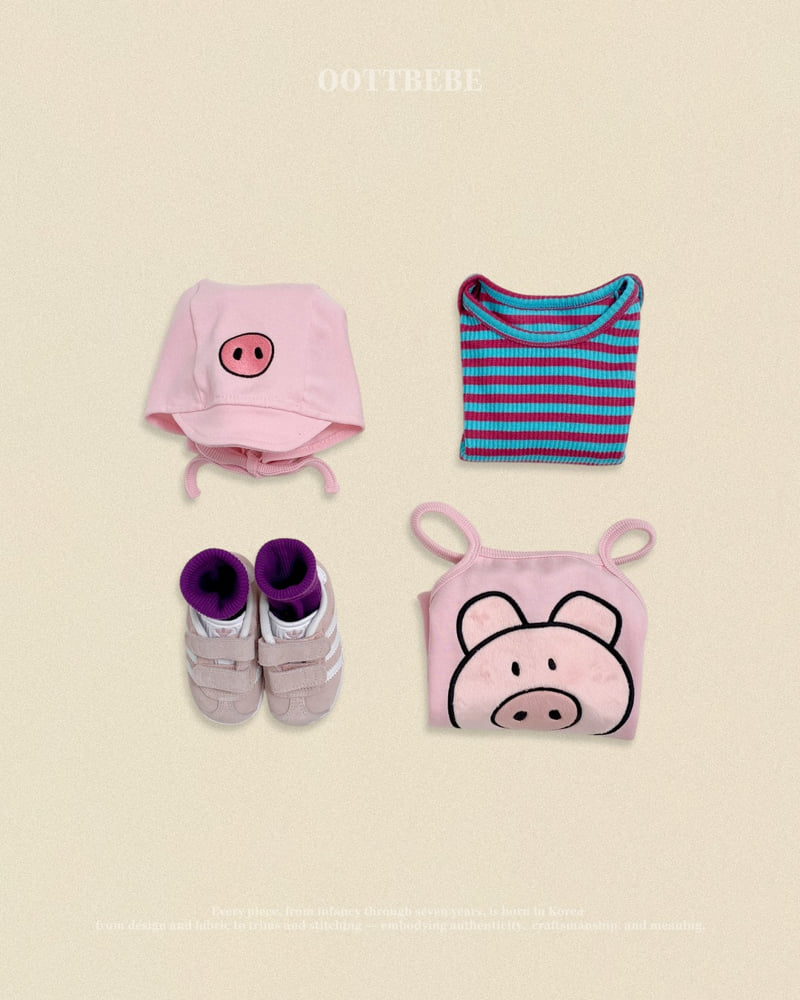 Oott Bebe - Korean Baby Fashion - #babyootd - Farm Bonnet - 11