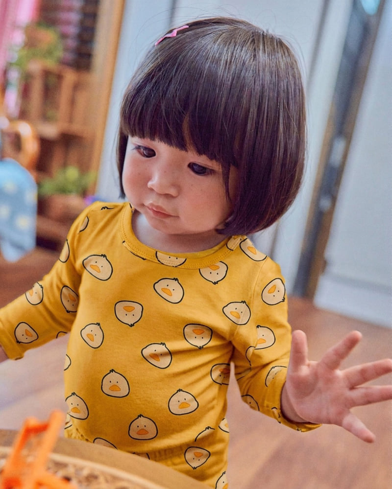 Oott Bebe - Korean Baby Fashion - #babyootd - Little Farm Loungewear - 5