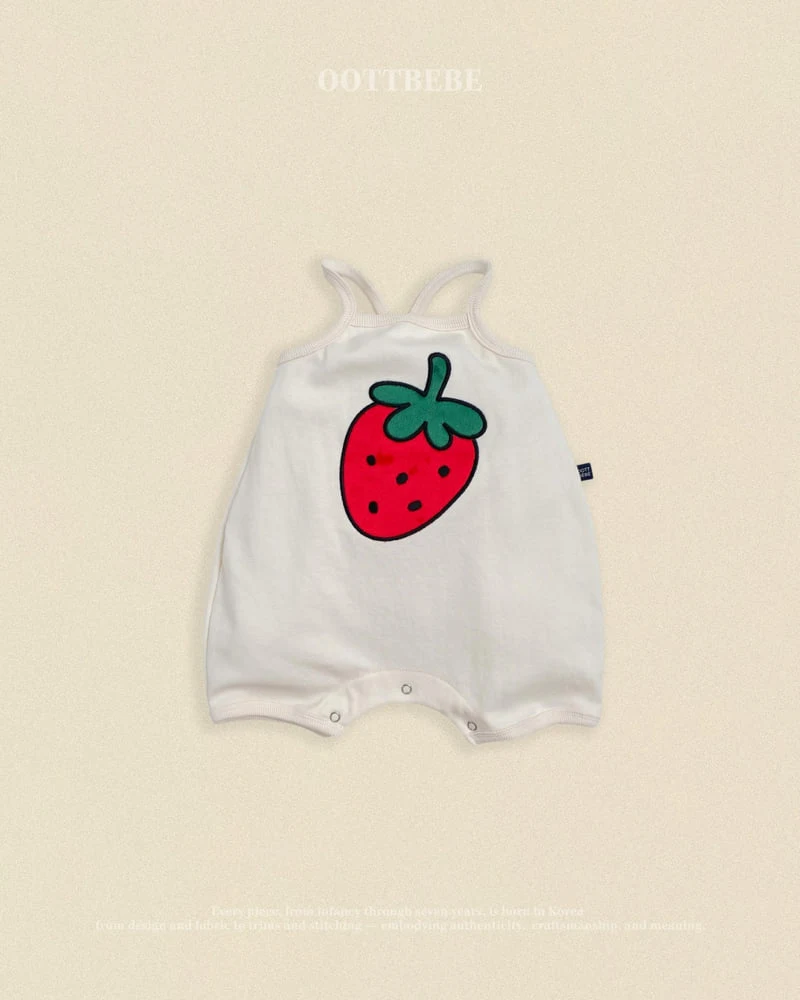 Oott Bebe - Korean Baby Fashion - #babyootd - Farm Jumpsuit - 3