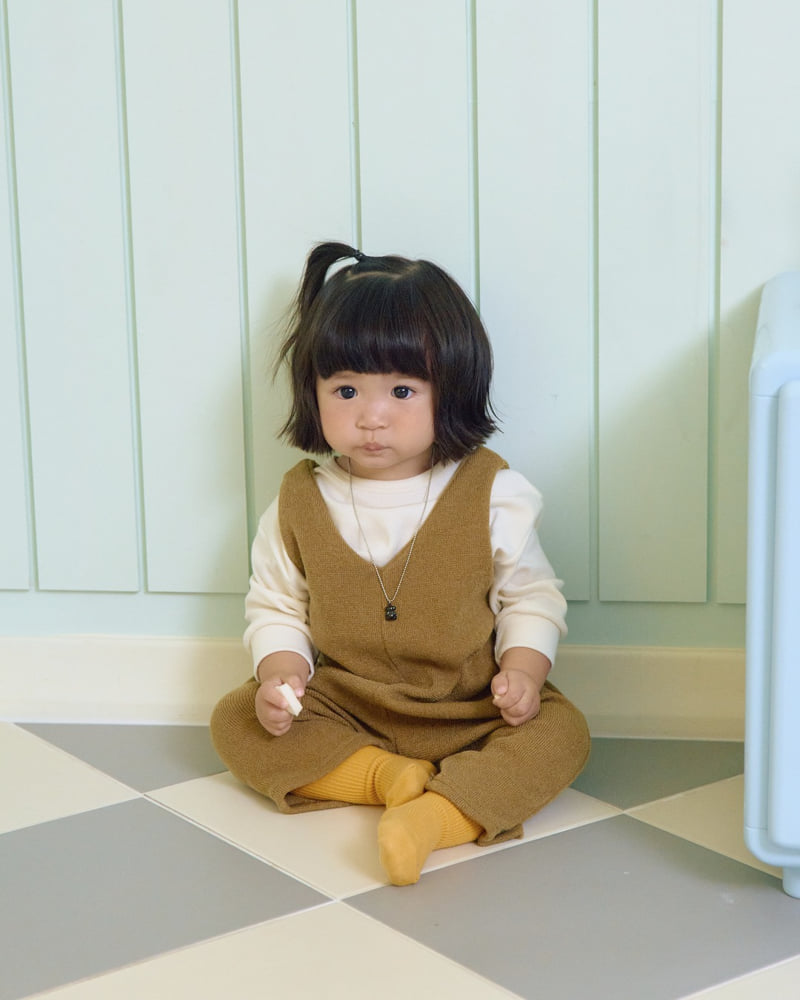 Oott Bebe - Korean Baby Fashion - #babyootd - Butter Ribbed Tee - 2