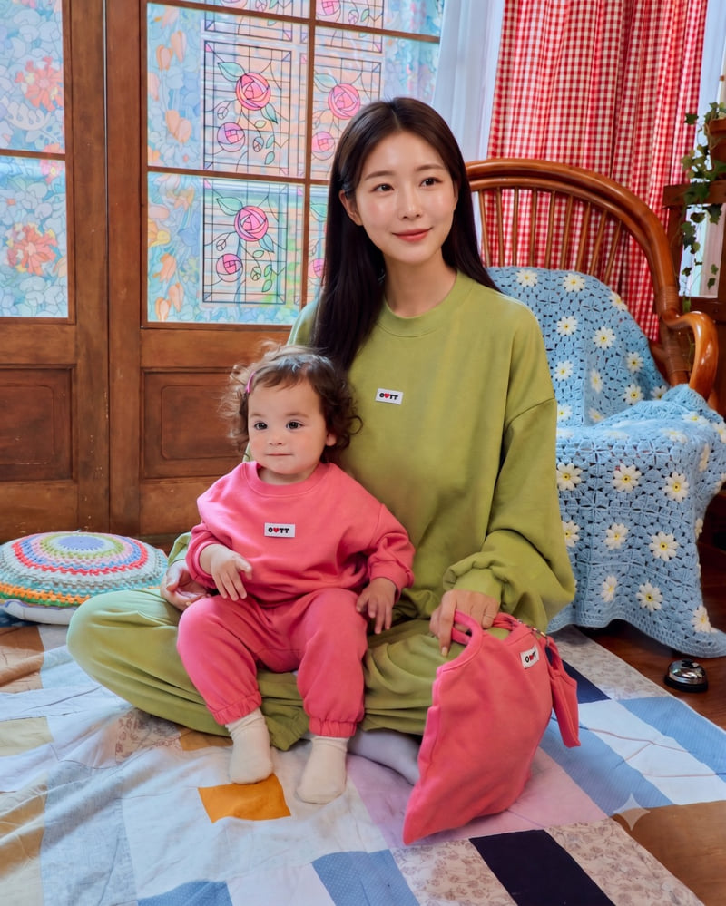 Oott Bebe - Korean Baby Fashion - #babyootd - Loving You Top & Bottom Set - 10