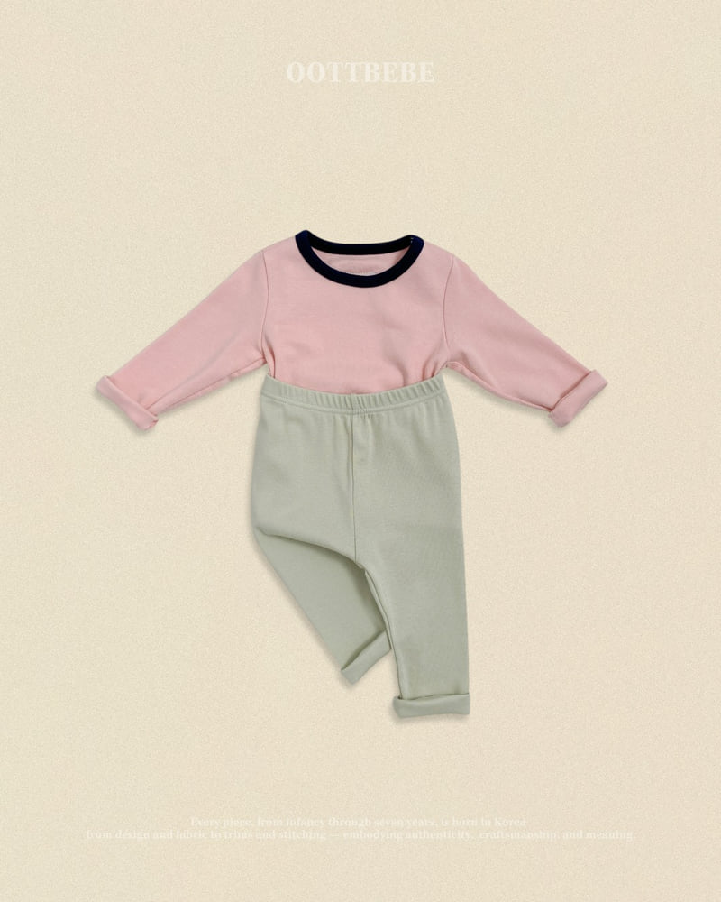Oott Bebe - Korean Baby Fashion - #babyootd - Maple Loungewear - 3