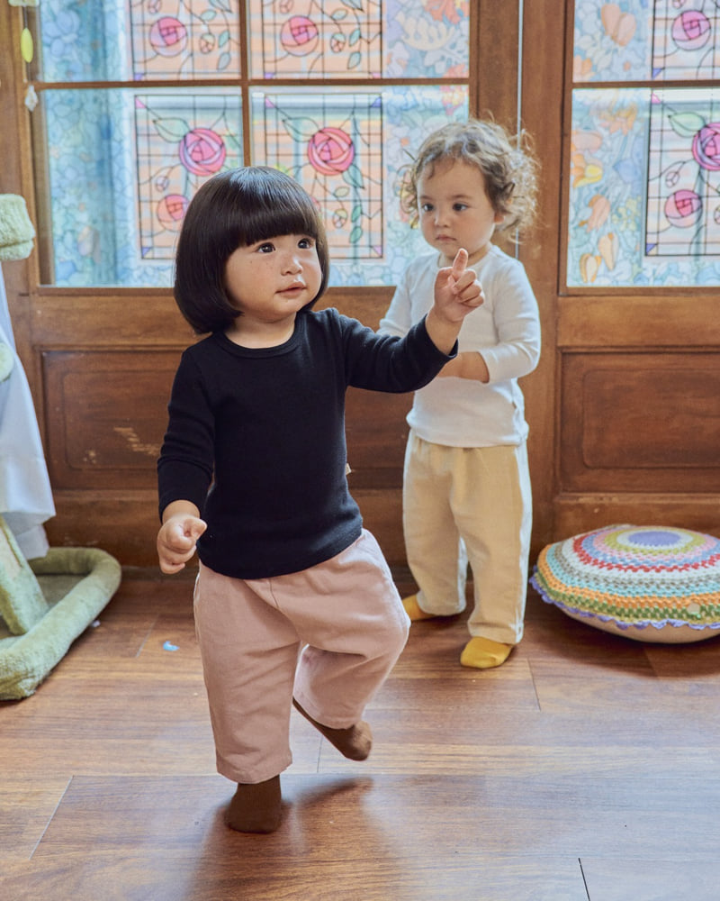 Oott Bebe - Korean Baby Fashion - #babyoutfit - Classic Inner Tee 1+1 - 2