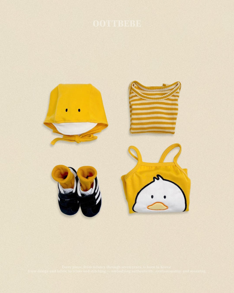 Oott Bebe - Korean Baby Fashion - #babyoutfit - Farm Bonnet - 12