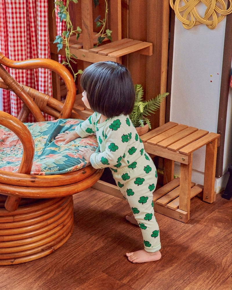 Oott Bebe - Korean Baby Fashion - #babyoutfit - Little Farm Loungewear - 7
