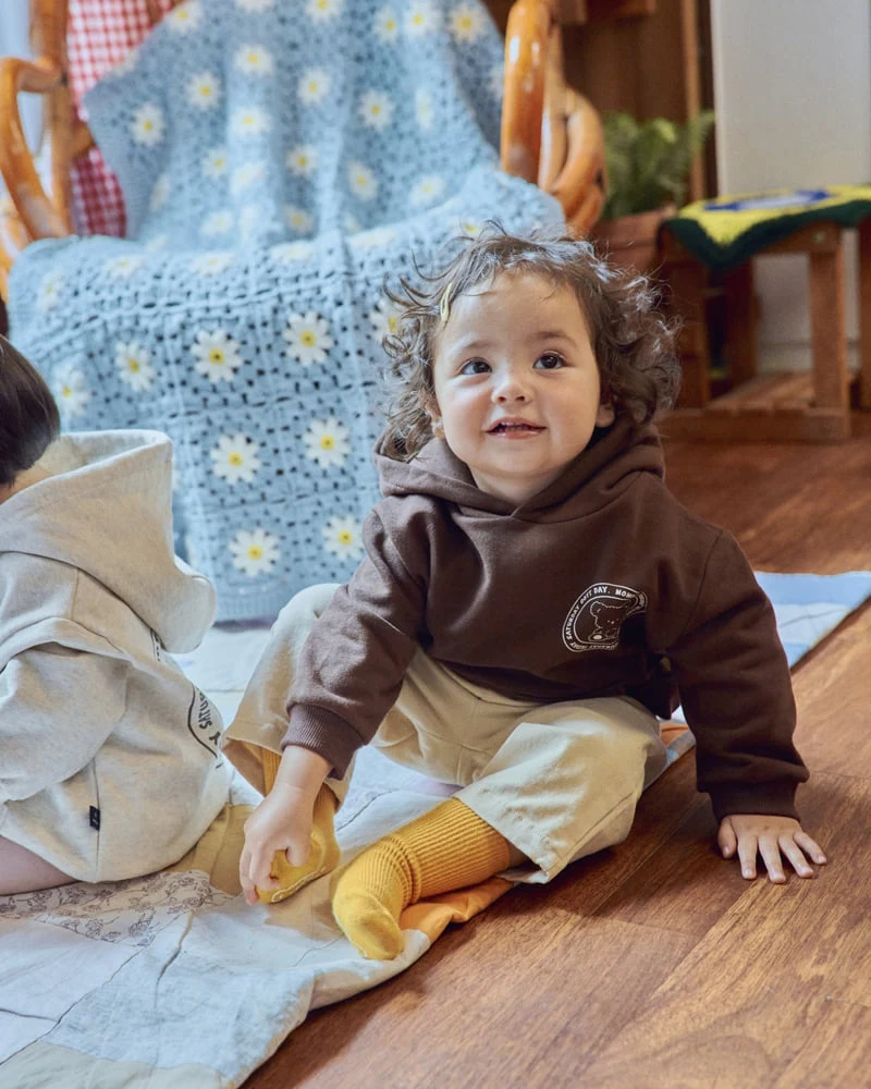 Oott Bebe - Korean Baby Fashion - #babyoutfit - Day Hooded Sweatshirt - 8